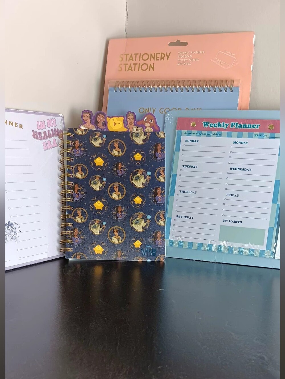 Spiral Hardcover Weekly Planner Notebook - Bundle You Get Everything.